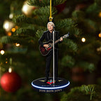 Bon Jovi Custom Shape 2-sided Acrylic Ornament – TANTN17762