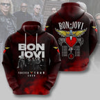 Bon Jovi Forever Tour 2026 3D Apparel – HOATT19348