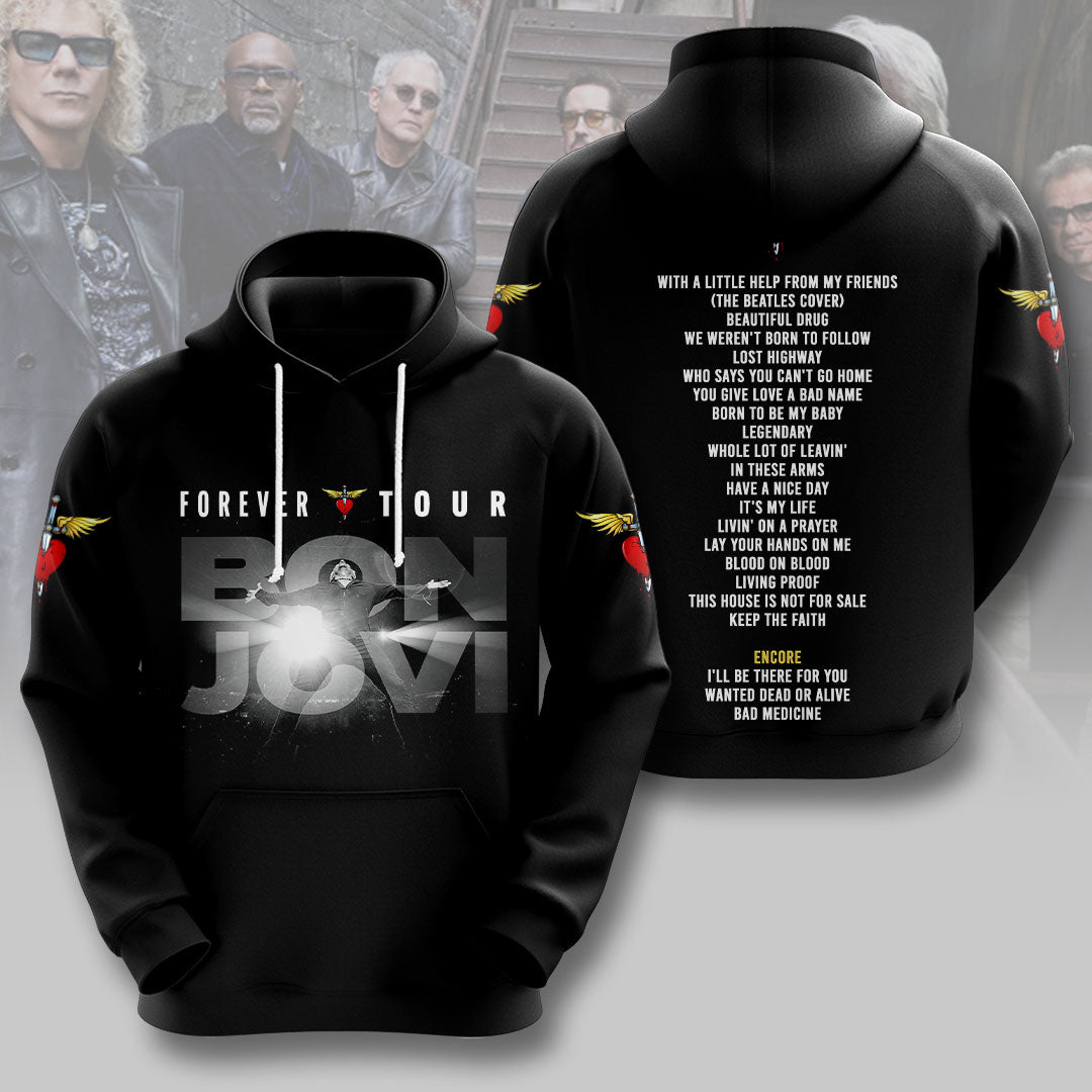 Bon Jovi Forever Tour 2026 3D Apparel – HOATT19401
