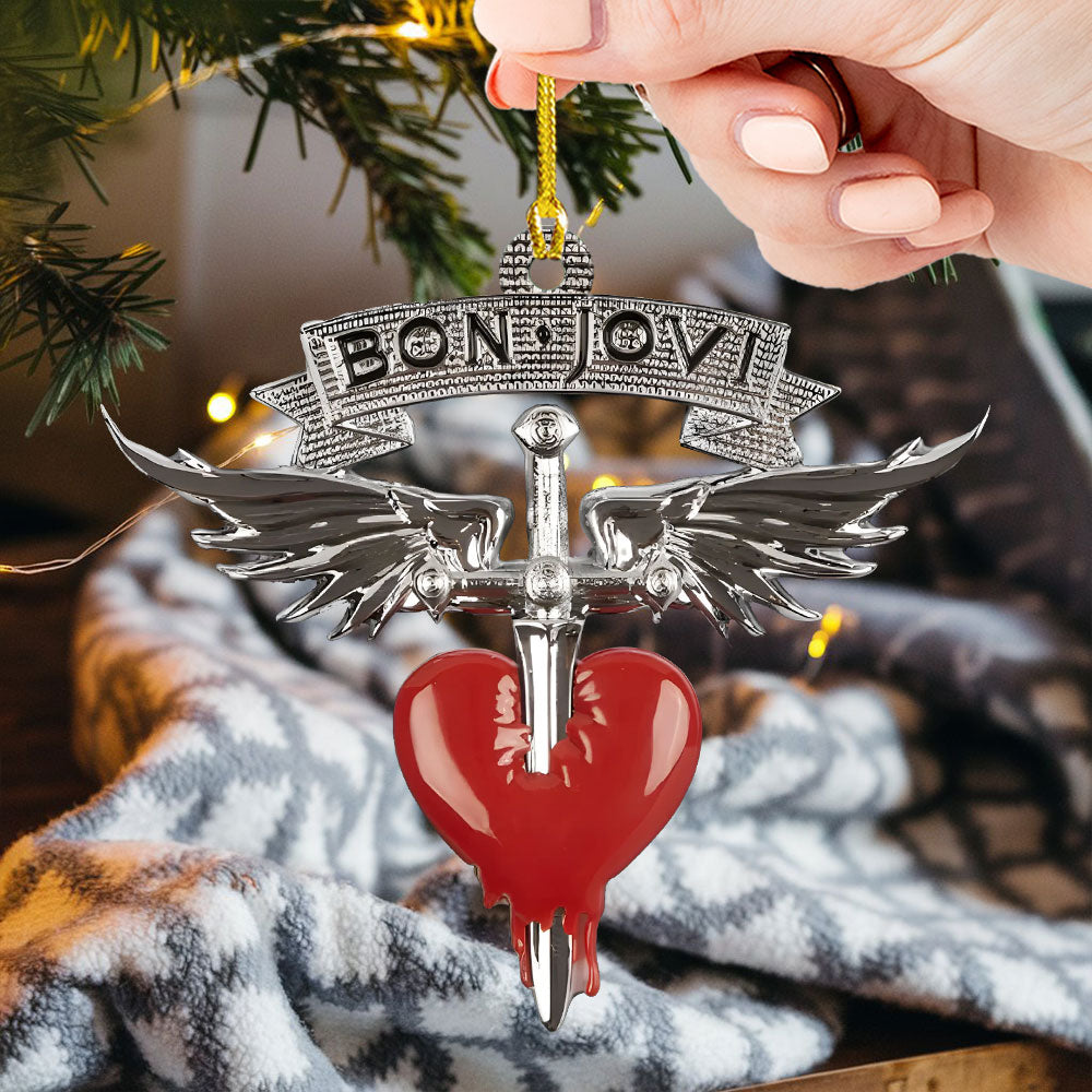 Bon Jovi Custom Shape 2-sided Acrylic Ornament – HOATT14153