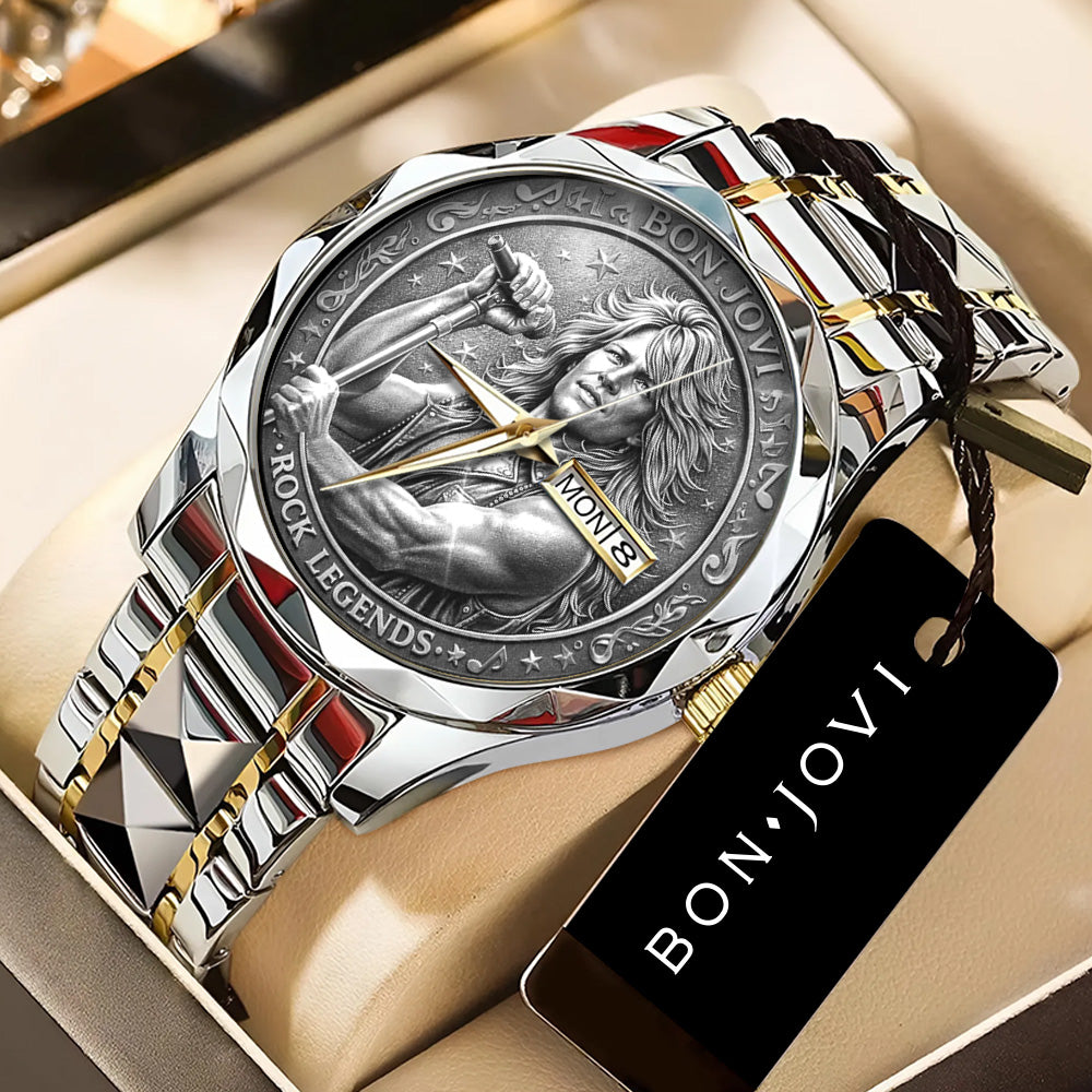 Bon Jovi Alloy Luxury Quartz Watch – TANTN20768