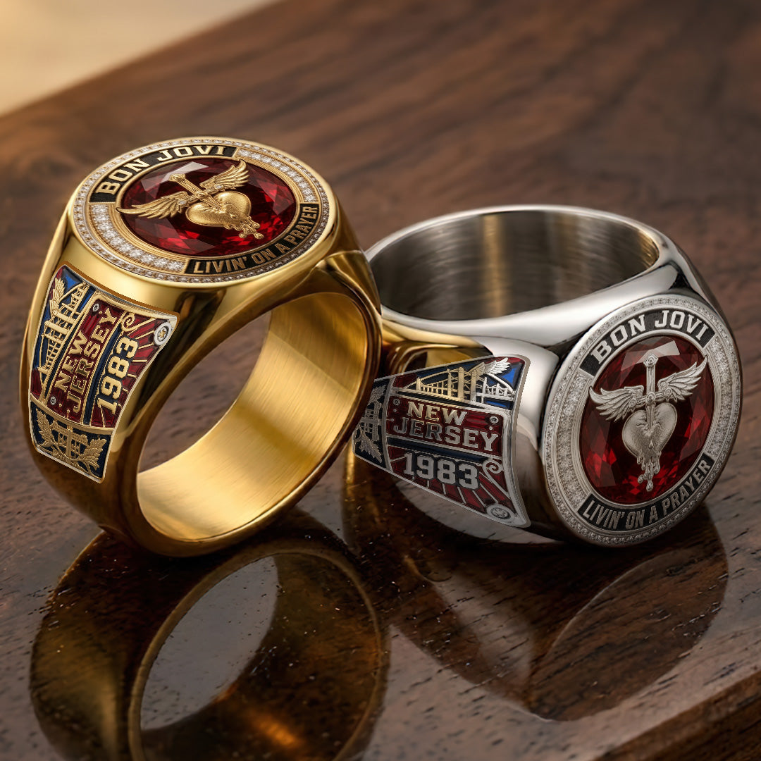 Bon Jovi 3D Engraved Ring – TANTN23921
