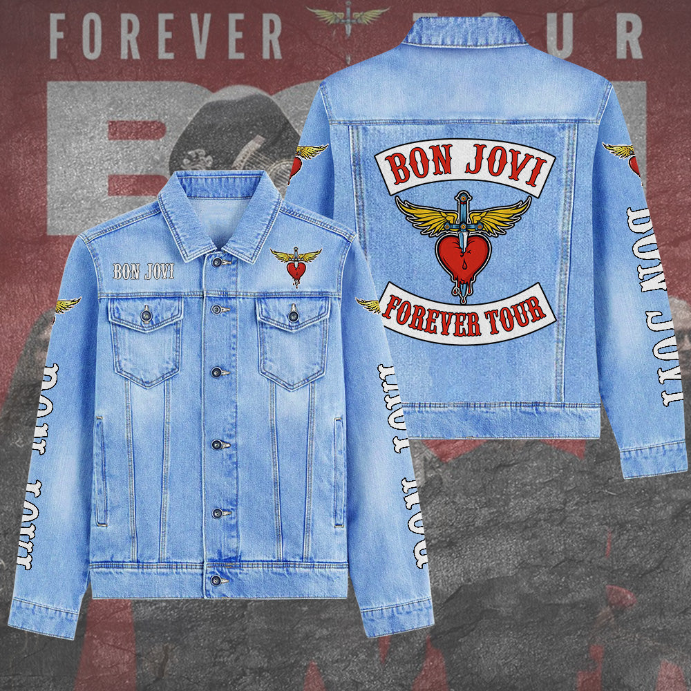 Bon Jovi 2D Denim Jacket – TANTN19367