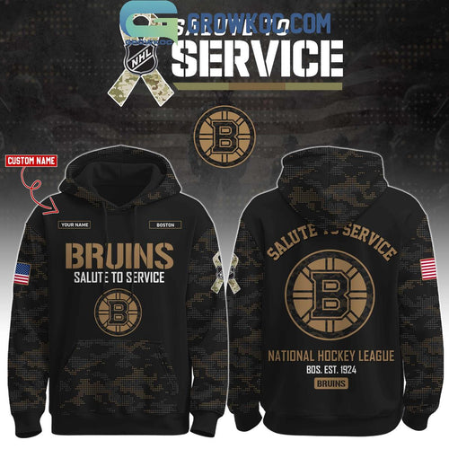 Boston Bruins Salute To Service Veterans Day Hoodie Shirt