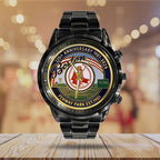 Boston Red Sox 125th Anniversary Black Stainless Steel Watch – MAITM13661