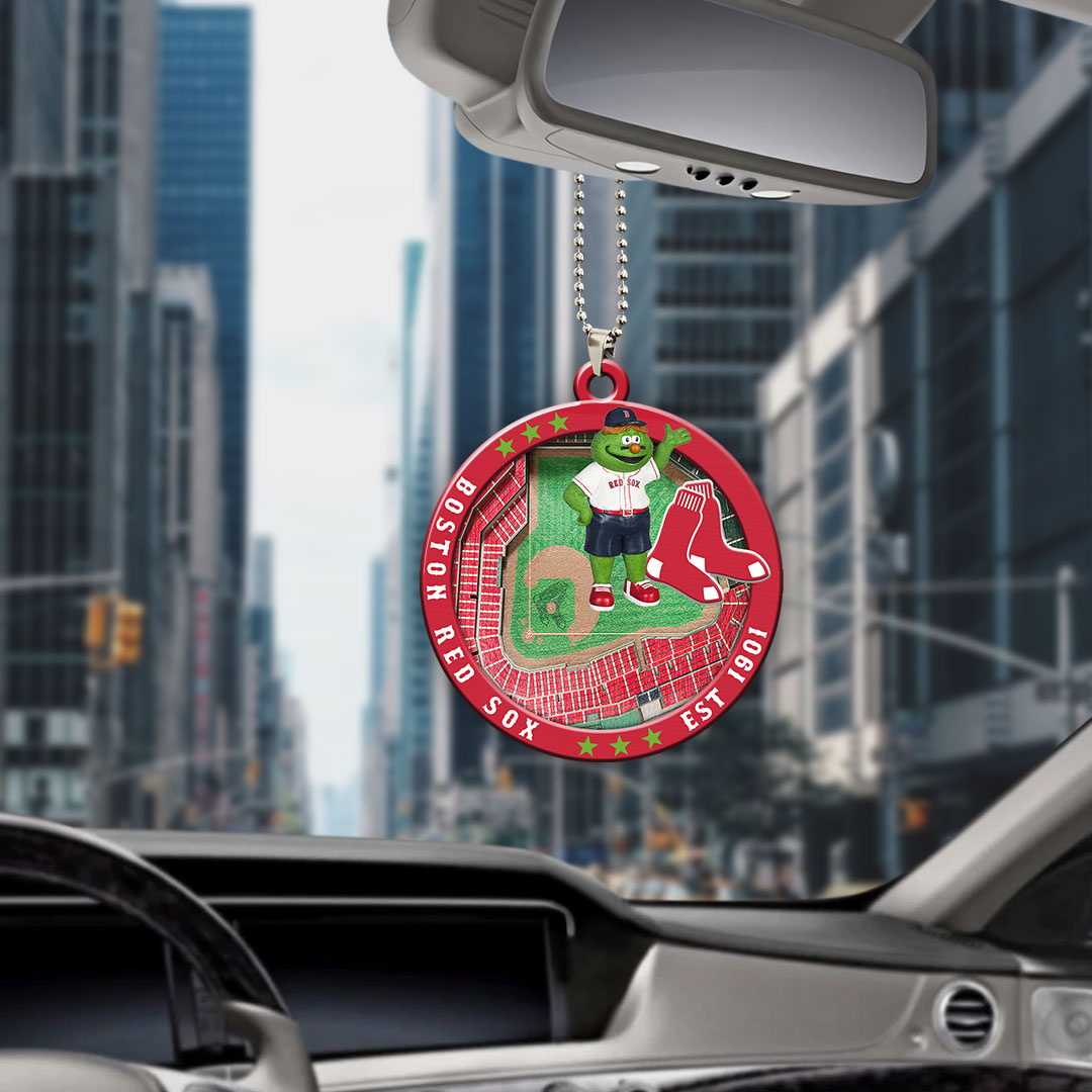 Boston Red Sox Custom shape 2-sided Acrylic Car Ornament – HOATT13035