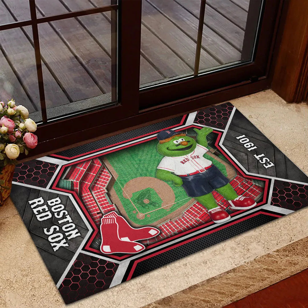 Boston Red Sox Custom Doormat – HOATT13074