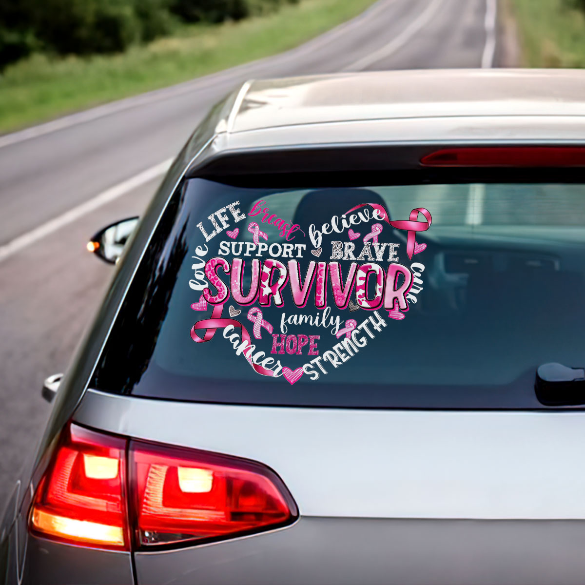 Breast Cancer Awareness Car Sticker – HOATT 6587