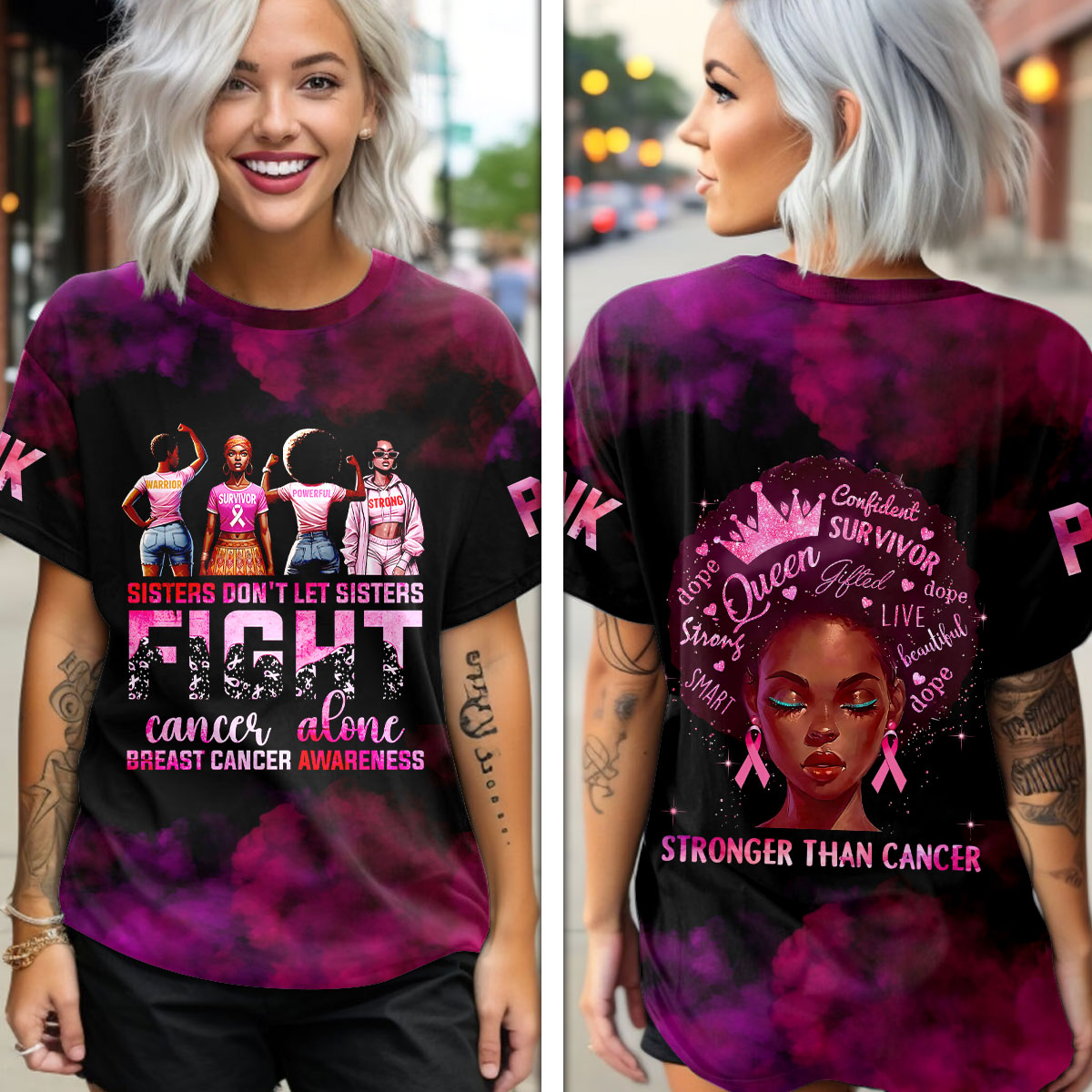 Breast Cancer Awareness 3D Apparel – HOATT 6589