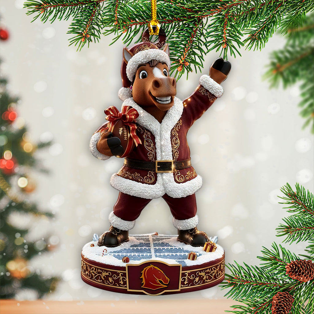 Brisbane Broncos Custom Shape 2-sided Acrylic Ornament – HOATT14681