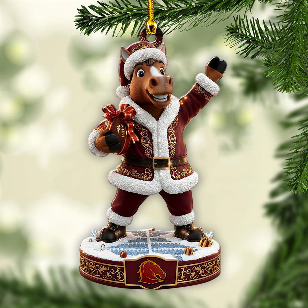 Brisbane Broncos Custom Shape 2-sided Acrylic Ornament – HOATT14681
