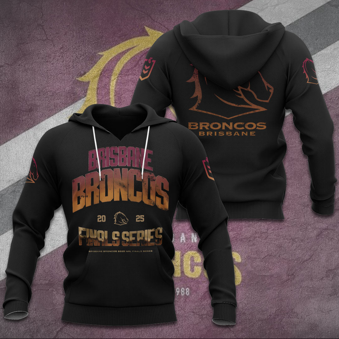 Brisbane Broncos 2025 NRL Finals 3D Apparel – TANTN16818
