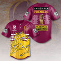 Brisbane Broncos 2025 NRL Premiers Baseball Jersey – HOATT14056