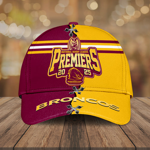 Brisbane Broncos 2025 NRL Premiers Classic Cap – HOATT13589