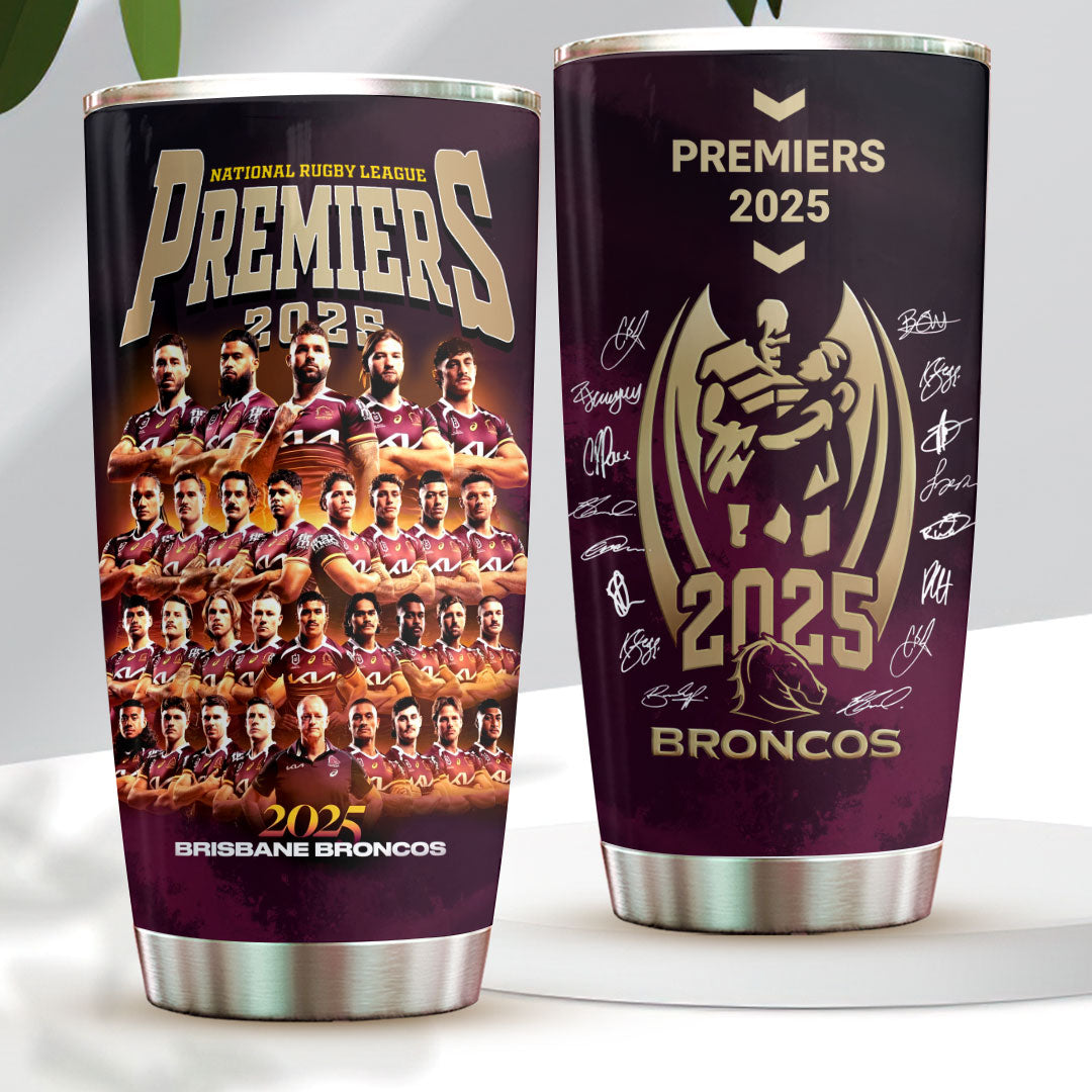 Brisbane Broncos 2025 NRL Premiers Tumbler Cup – HOATT13867