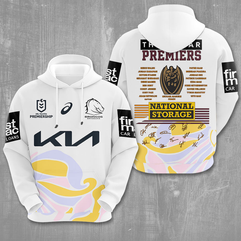 Brisbane Broncos 2025 Premiership 3D Apparel – MAITM13512