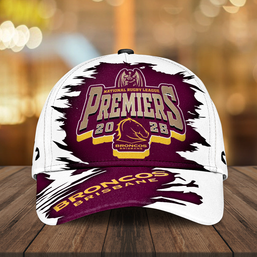 Brisbane Broncos 2025 Premiers Classic Cap – MAITM13189
