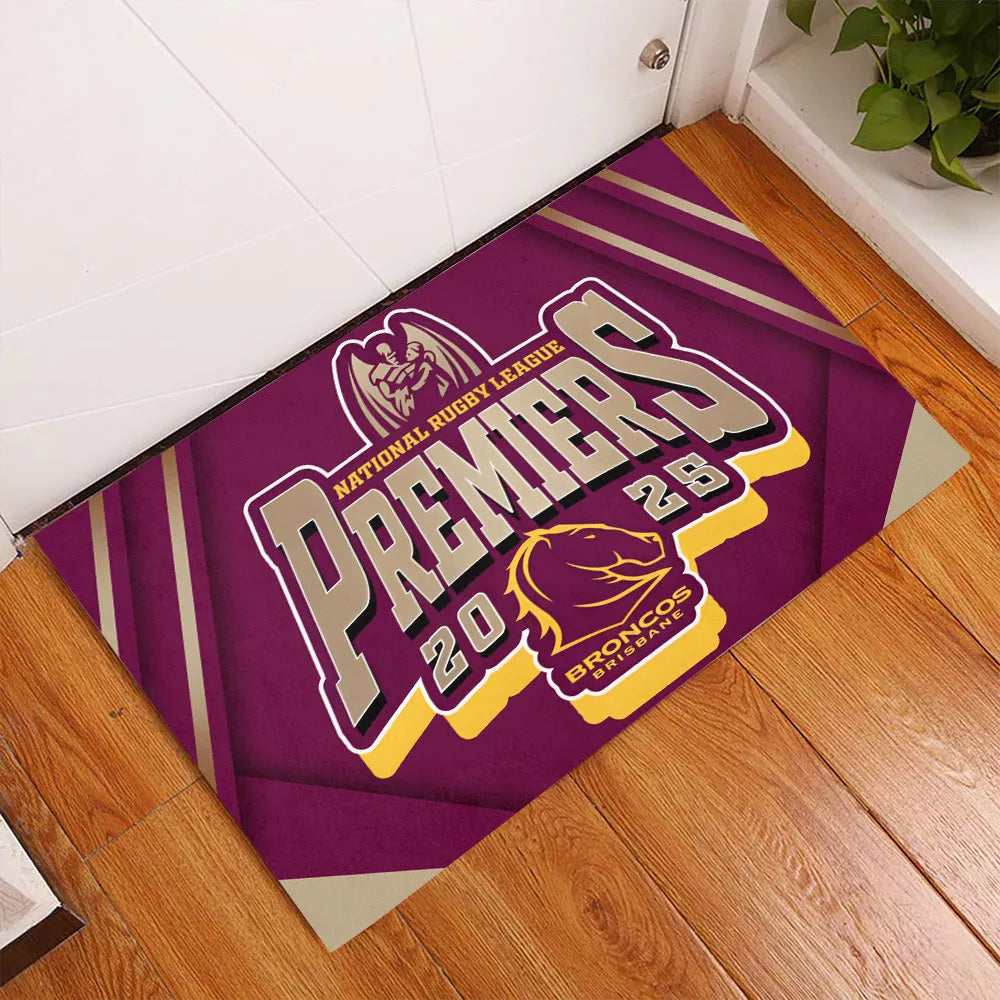 Brisbane Broncos 2025 Premiers Doormat – MAITM13344
