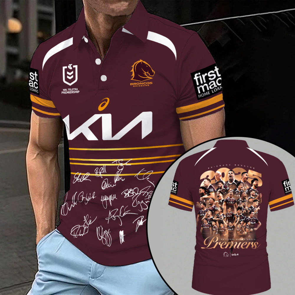 Brisbane Broncos 2025 Premiers 3D Apparel – MAITM13614