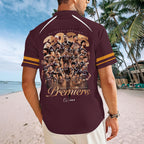 Brisbane Broncos 2025 Premiers Short Sleeve Button-Down Shirt – MAITM13598