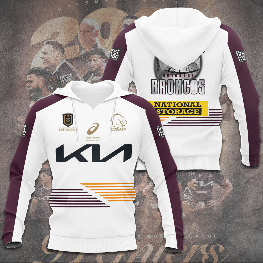 Brisbane Broncos 2025 Premiership 3D Apparel – TANTN17152