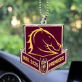 Brisbane Broncos 2025 Premiership Custom Shape 2-sided Acrylic Car Ornament – TANTN17073