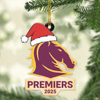 Brisbane Broncos 2025 Premiership Custom Shape 2-sided Acrylic Ornament – TANTN17531