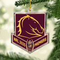 Brisbane Broncos 2025 Premiership Custom Shape 2-sided Acrylic Ornament – TANTN17075