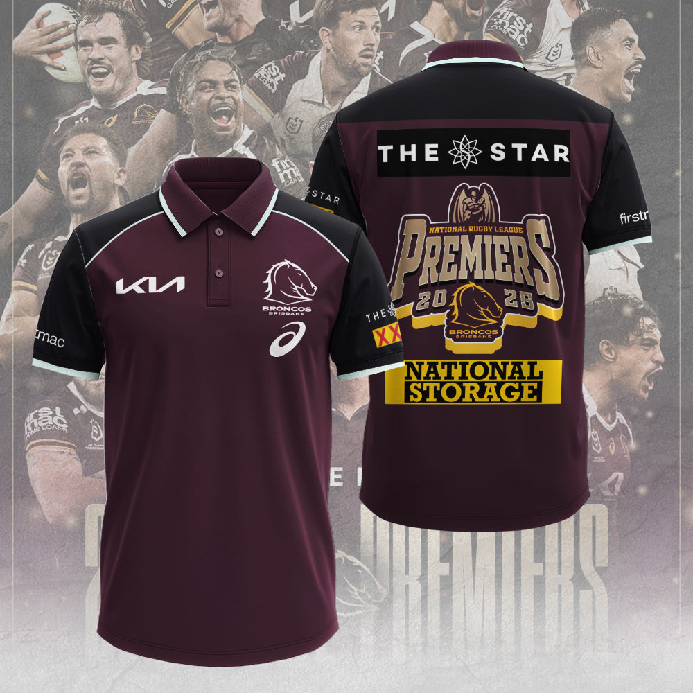 Brisbane Broncos 2025 Premiership 3D Apparel – TANTN17701