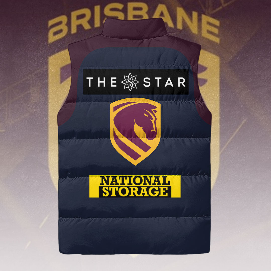 Brisbane Broncos 2026 3D Sleeveless Down Jacket – HOATT14902