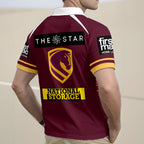Brisbane Broncos 2026 Zip Polo Shirt – HOATT15909