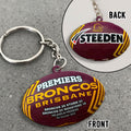 Brisbane Broncos Custom Shape 2-sided Keychain – MAITM13360