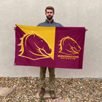Brisbane Broncos 3D Double-side House Flag – VANDH 642