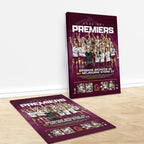 Brisbane Broncos Premiers 2025 Rectangle Canvas With Inner Frame – TANTN17893