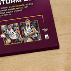 Brisbane Broncos Premiers 2025 Rectangle Canvas With Inner Frame – TANTN17893