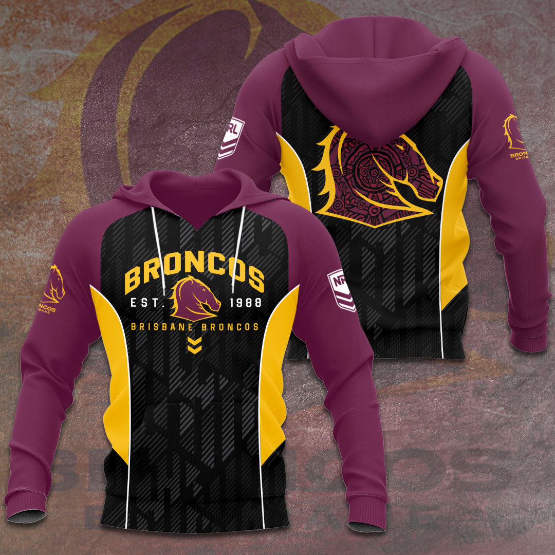 Brisbane Broncos 3D Apparel – VANDH 861