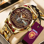 Brisbane Lions 2026 AFL Premiers Alloy Luxury Quartz Watch – TMTHU9642