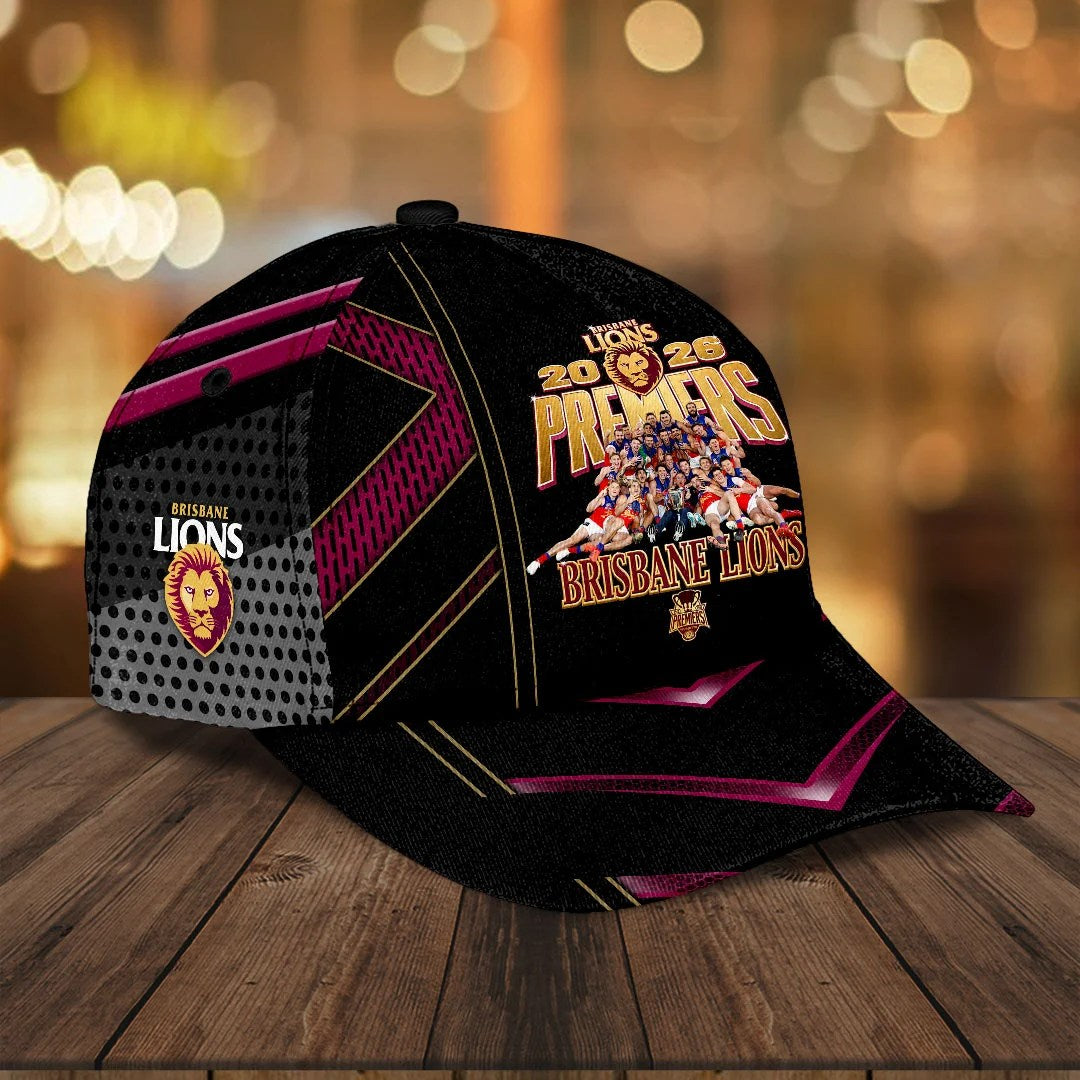 Brisbane Lions 2026 AFL Premiers Classic Cap – HOATT21299