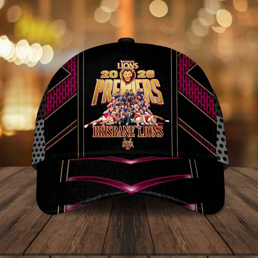 Brisbane Lions 2026 AFL Premiers Classic Cap – HOATT21299