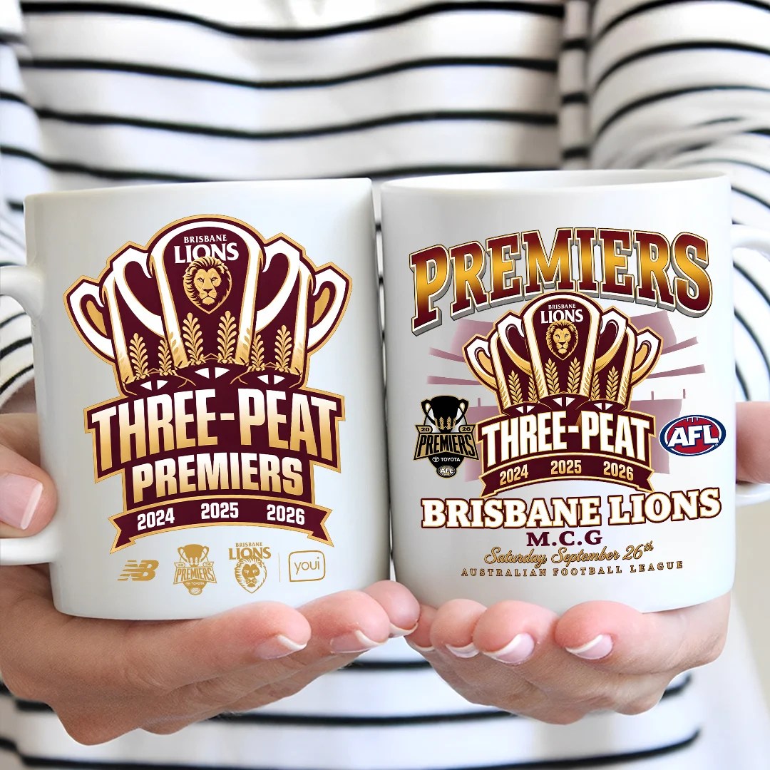 Brisbane Lions 2026 AFL Premiers Ceramic Mug – MAITM15286