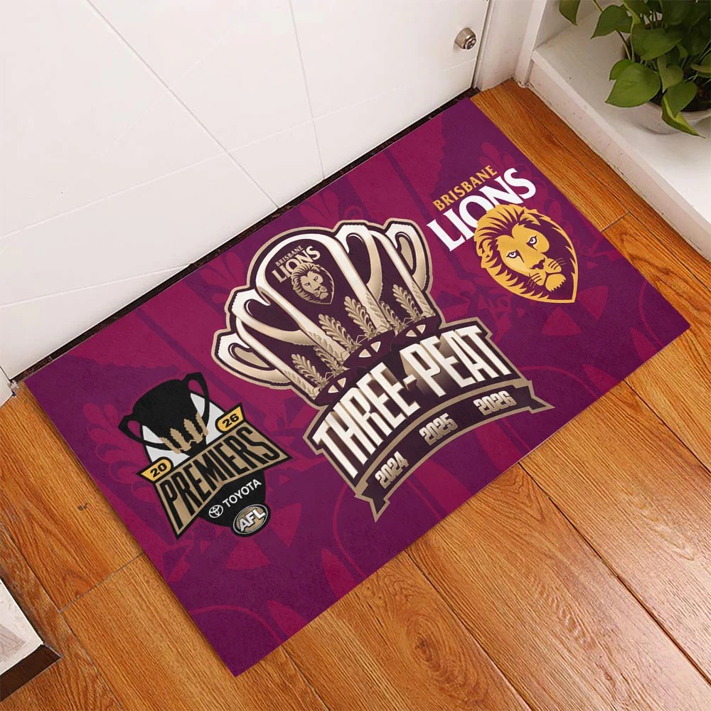 Brisbane Lions 2026 AFL Premiers Doormat – TANTN25820