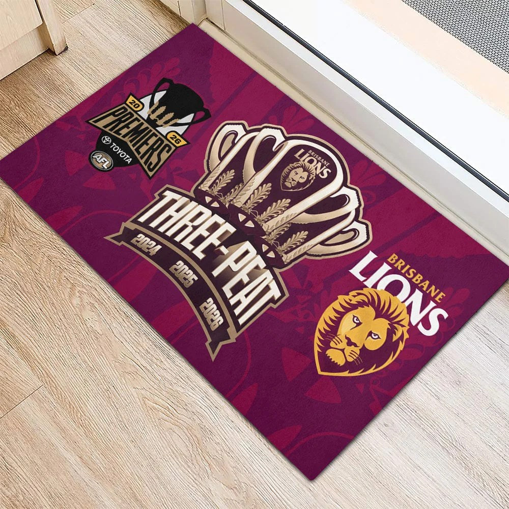 Brisbane Lions 2026 AFL Premiers Doormat – TANTN25820