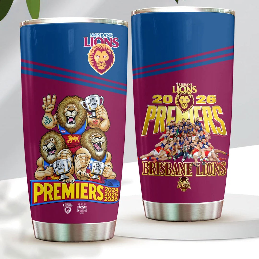 Brisbane Lions 2026 AFL Premiers Tumbler Cup – HOATT21310