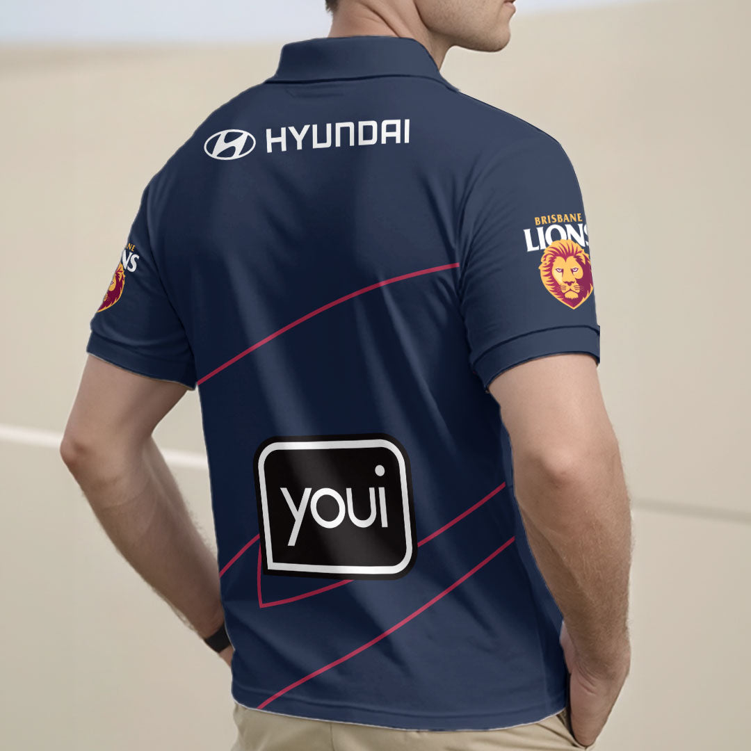 Brisbane Lions 2026 Zip Polo Shirt – HOATT15921