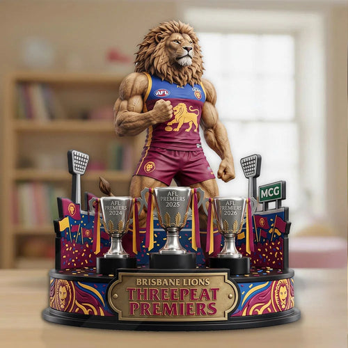 Brisbane Lions Custom Shape Acrylic Plaque – TMTHU9580