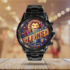 Brisbane Lions Black Stainless Steel Watch – TMTHU9582