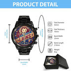 Brisbane Lions Black Stainless Steel Watch – TMTHU9582