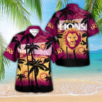 Brisbane Lions 3D Hawaiian Apparel – VANDH 3751