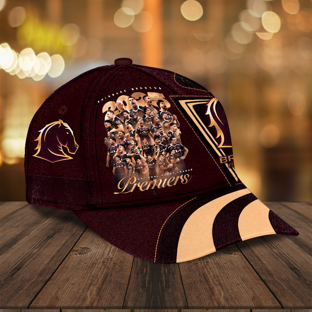 Brisbane Broncos 2025 NRL Premiers Classic Cap – HOATT13581
