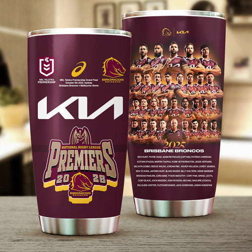 Brisbane Broncos 2025 NRL Premiers Tumbler Cup – HOATT13643